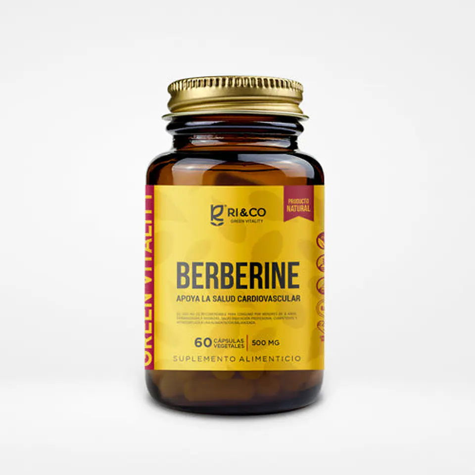 Berberina 500mg 60 Cápsulas Vegetales - RI&CO 1