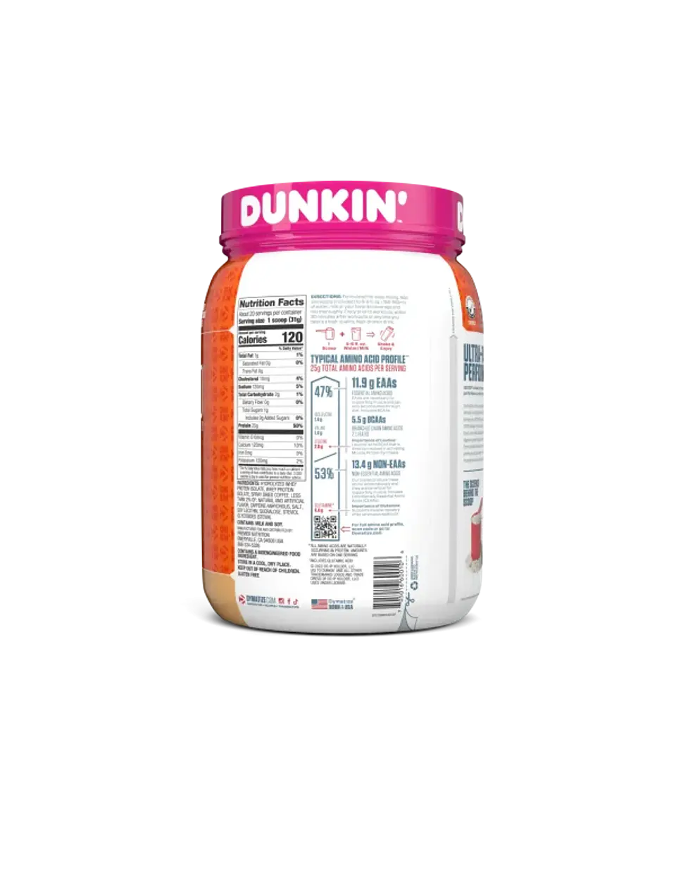 Proteína ISO 100 1.4 Lbs Dunkin Cappuccino 2