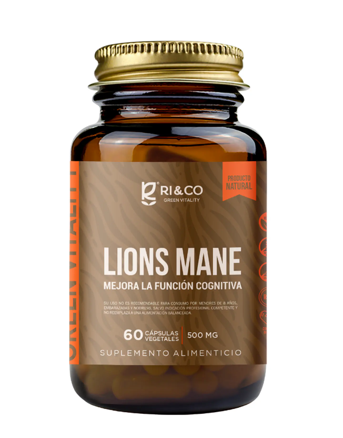 Melena de Leon (60 cap x 500mg) Ri&Co 1