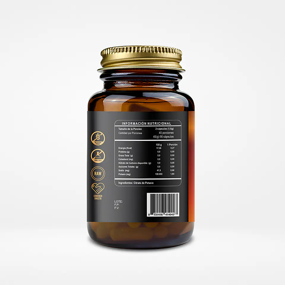 Citrato de Potasio 90 Cápsulas Ri&Co 2