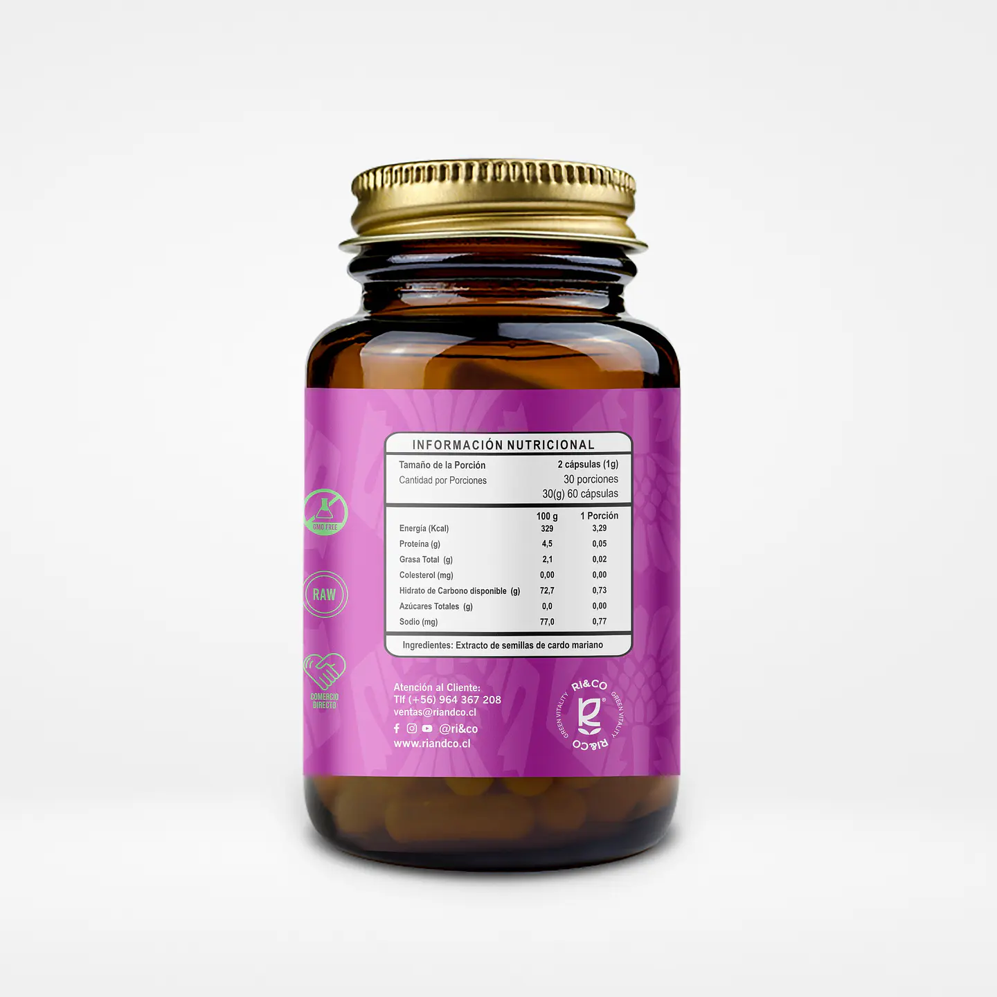 Silymarina  60 Cap. Ri&Co 2