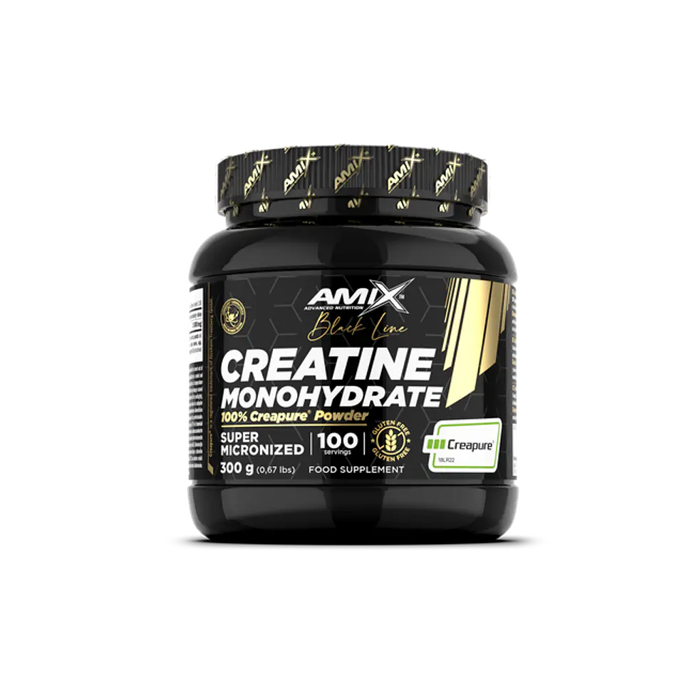Creatina Monohidrato Creapure 300gr - Black Line 1