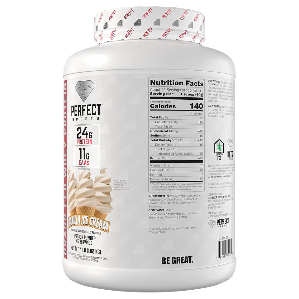 Ultra FUEL Grass-Fed Whey Protein 4LB  3