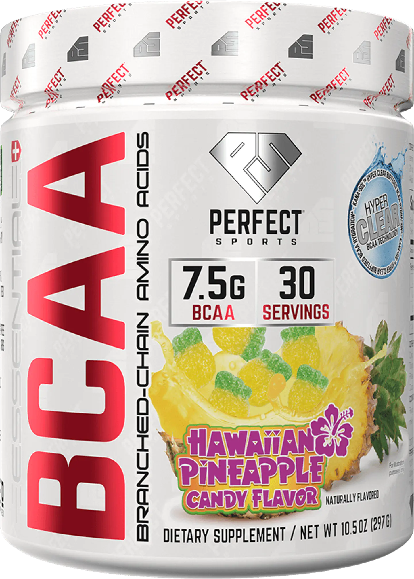 BCAA Hyper Clear - 7.5G Vegan BCAAs - 45 servicios  4