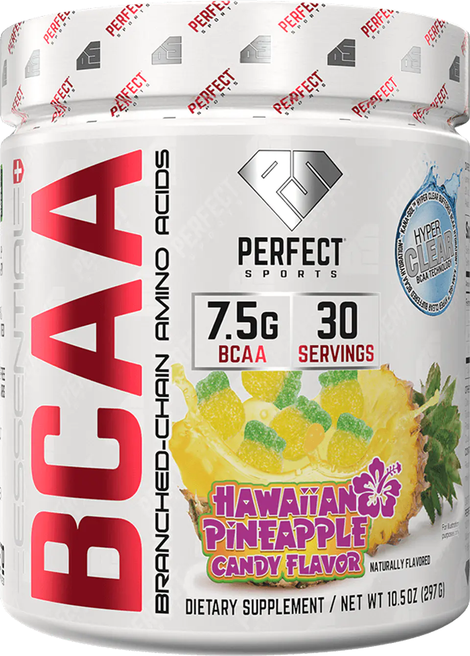 BCAA Hyper Clear - 7.5G Vegan BCAAs - 45 servicios  4