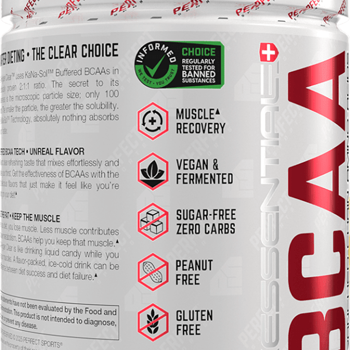 BCAA Hyper Clear - 7.5G Vegan BCAAs - 45 servicios  6