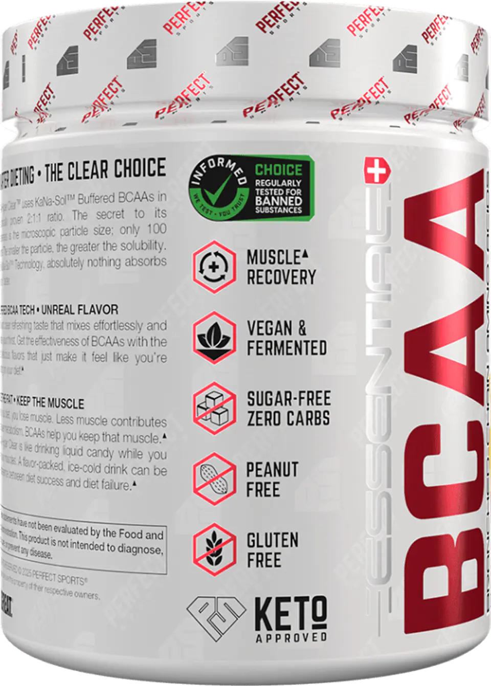 BCAA Hyper Clear - 7.5G Vegan BCAAs - 45 servicios  6