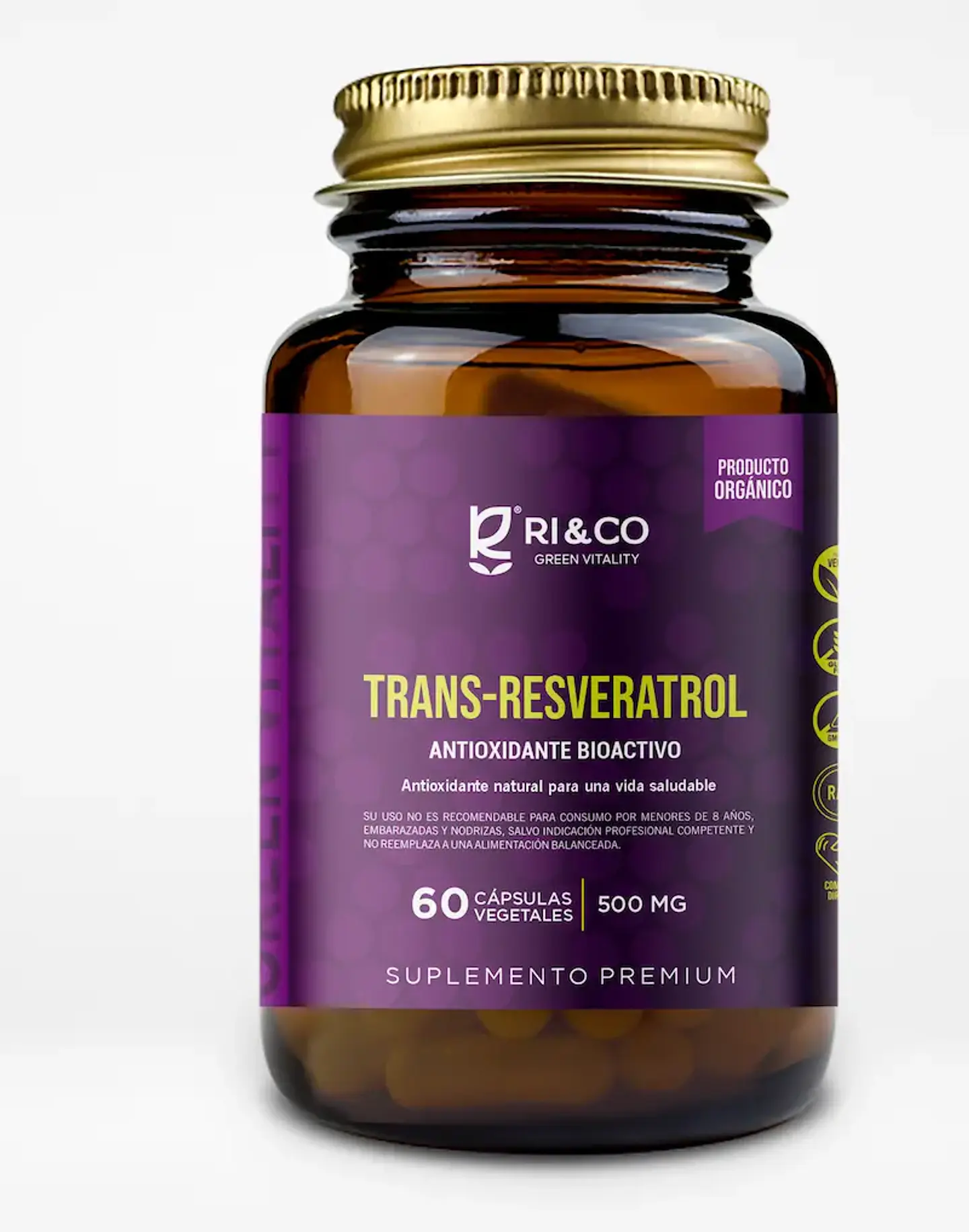 Trans-Resveratrol x 60 cápsulas 1
