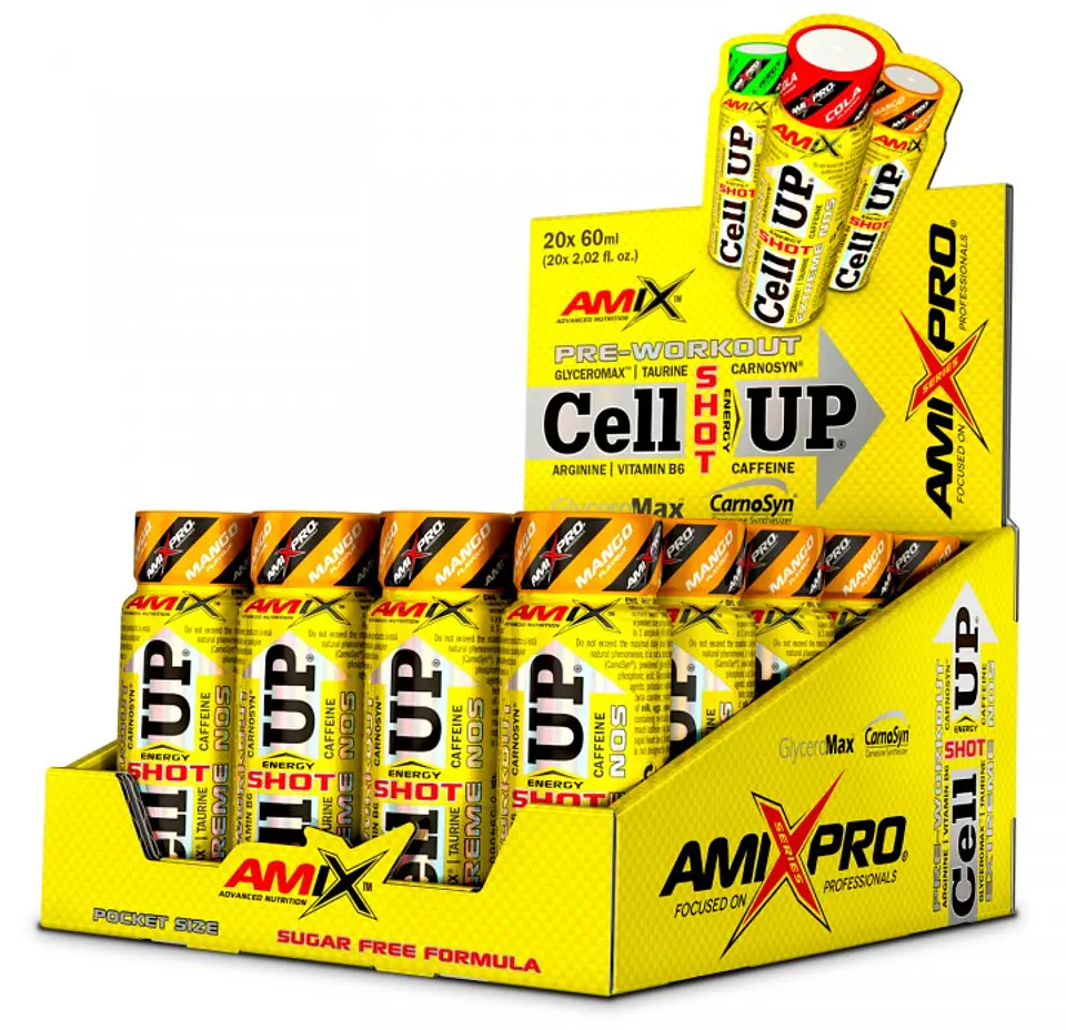 Pre-entreno CellUp Shot – Amix Pro® 20x60 ml  2