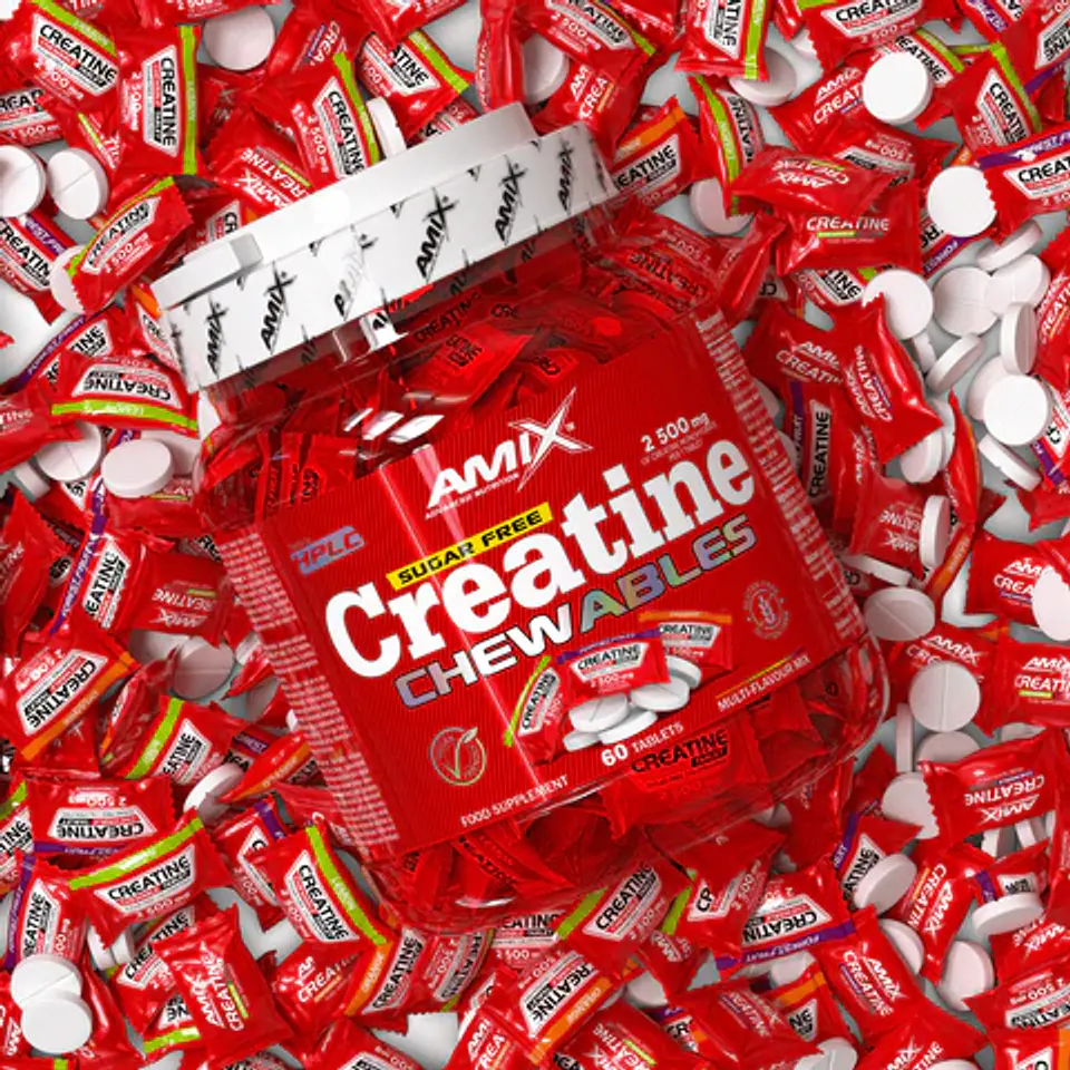 Creatina Monohidrato Masticable 60 tabl – Amix™ 5