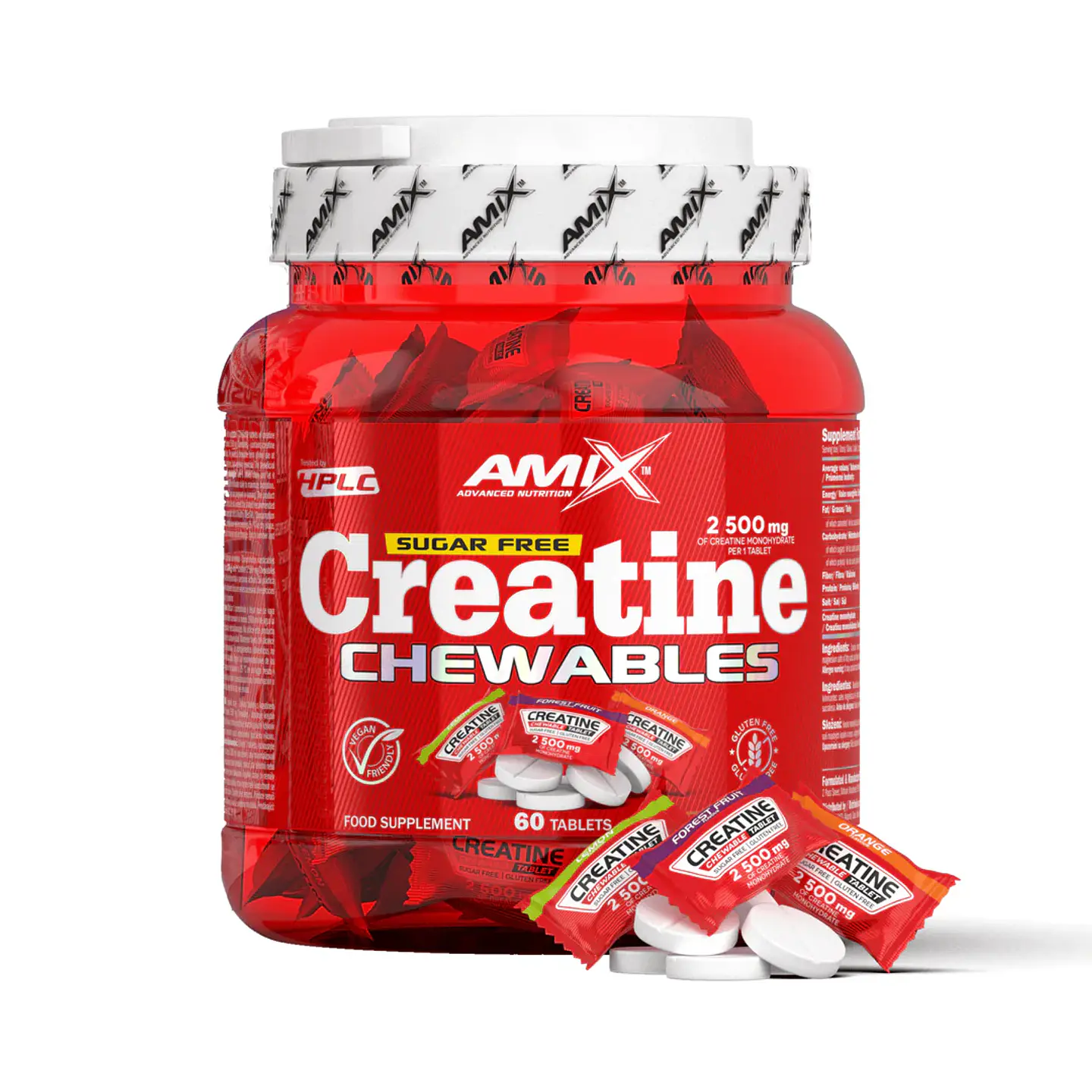 Creatina Monohidrato Masticable 60 tabl – Amix™ 1