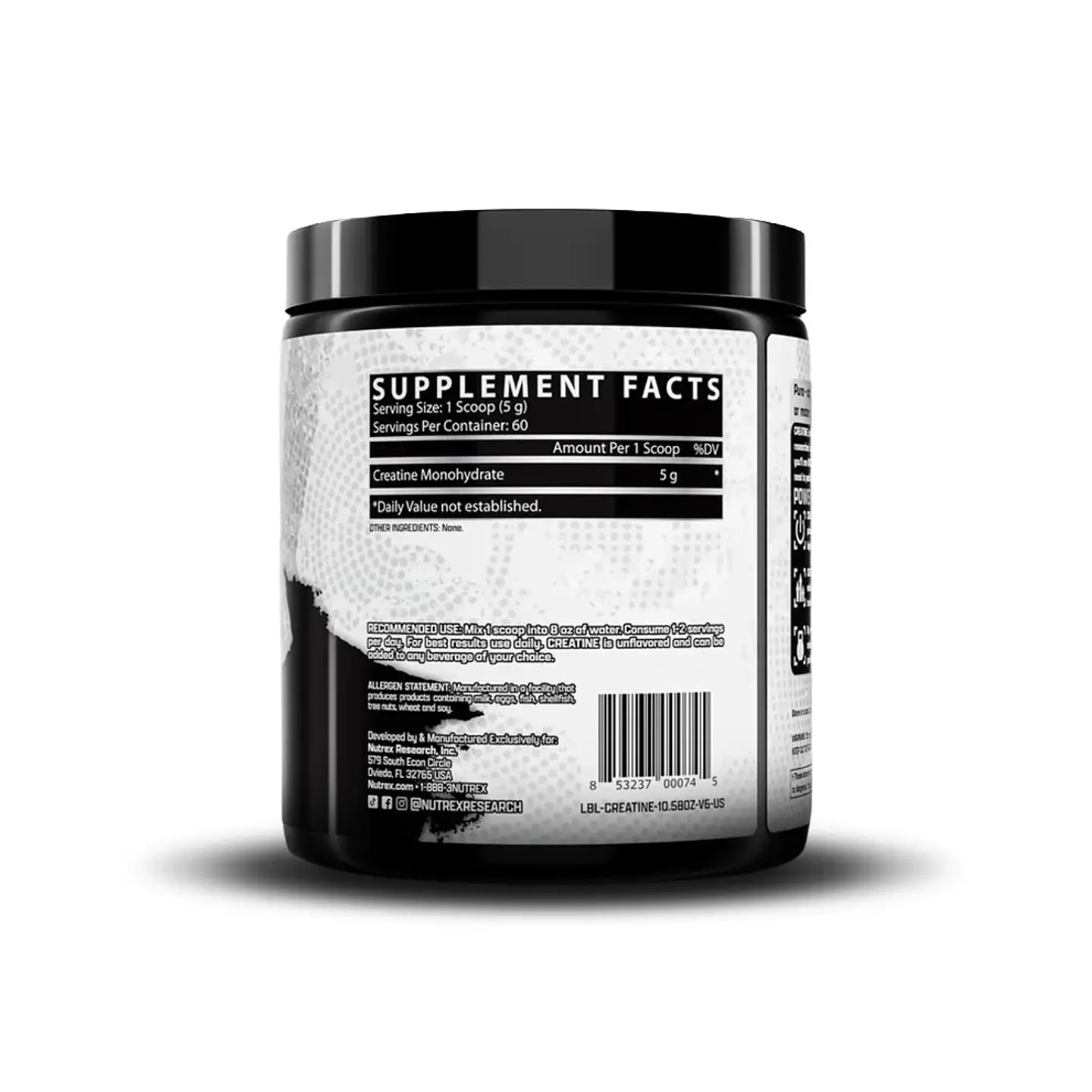Creatina monohidratada 300g Nutrex 2