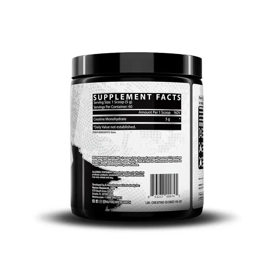Creatina monohidratada 300g Nutrex 2