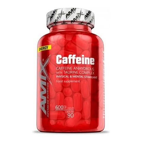 Cafeína 200 mg con Taurina 90 caps – Amix
