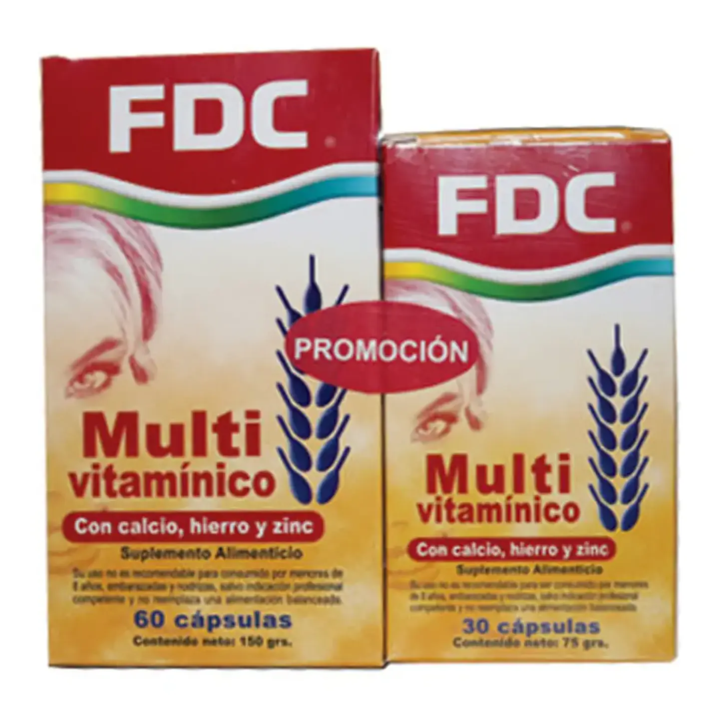 Multivitamínico con Calcio, Hierro y Zinc Pack Pack 60 + 30 Comprimidos 1