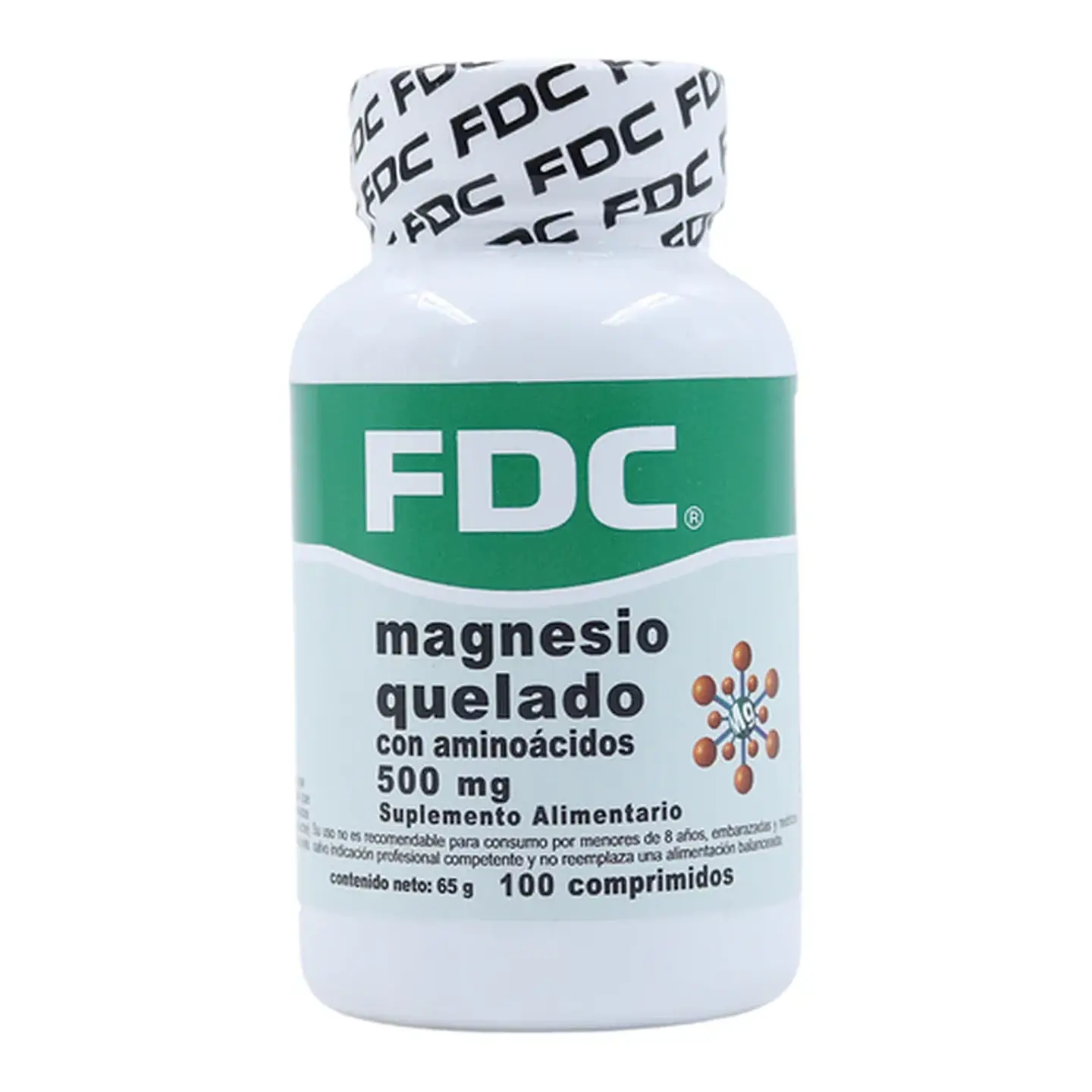 Magnesio Quelado 500 mg 100 Comprimidos 1