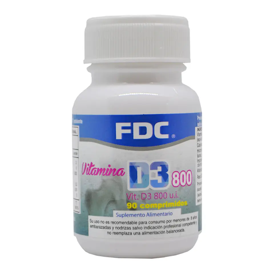 Vitamina D3 800 u.i. 90 comprimidos 1