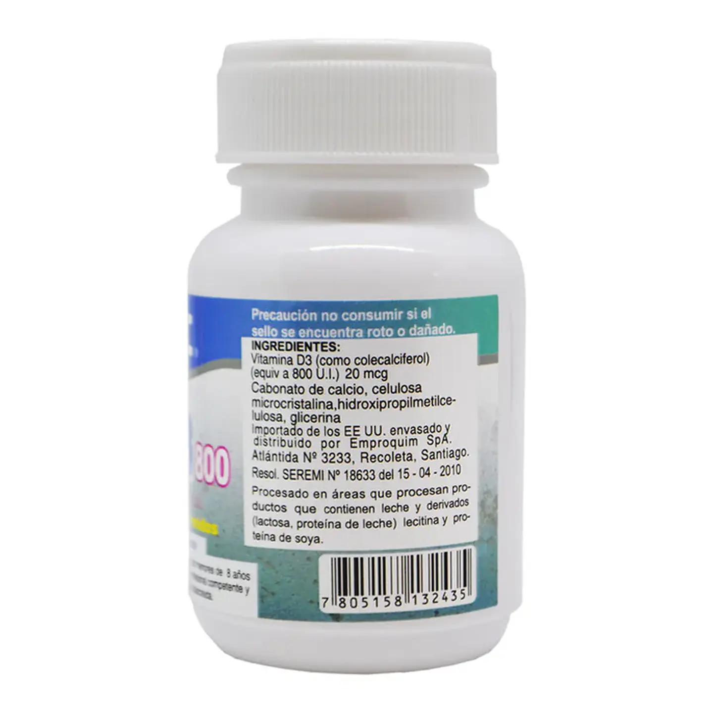 Vitamina D3 800 u.i. 90 comprimidos 3