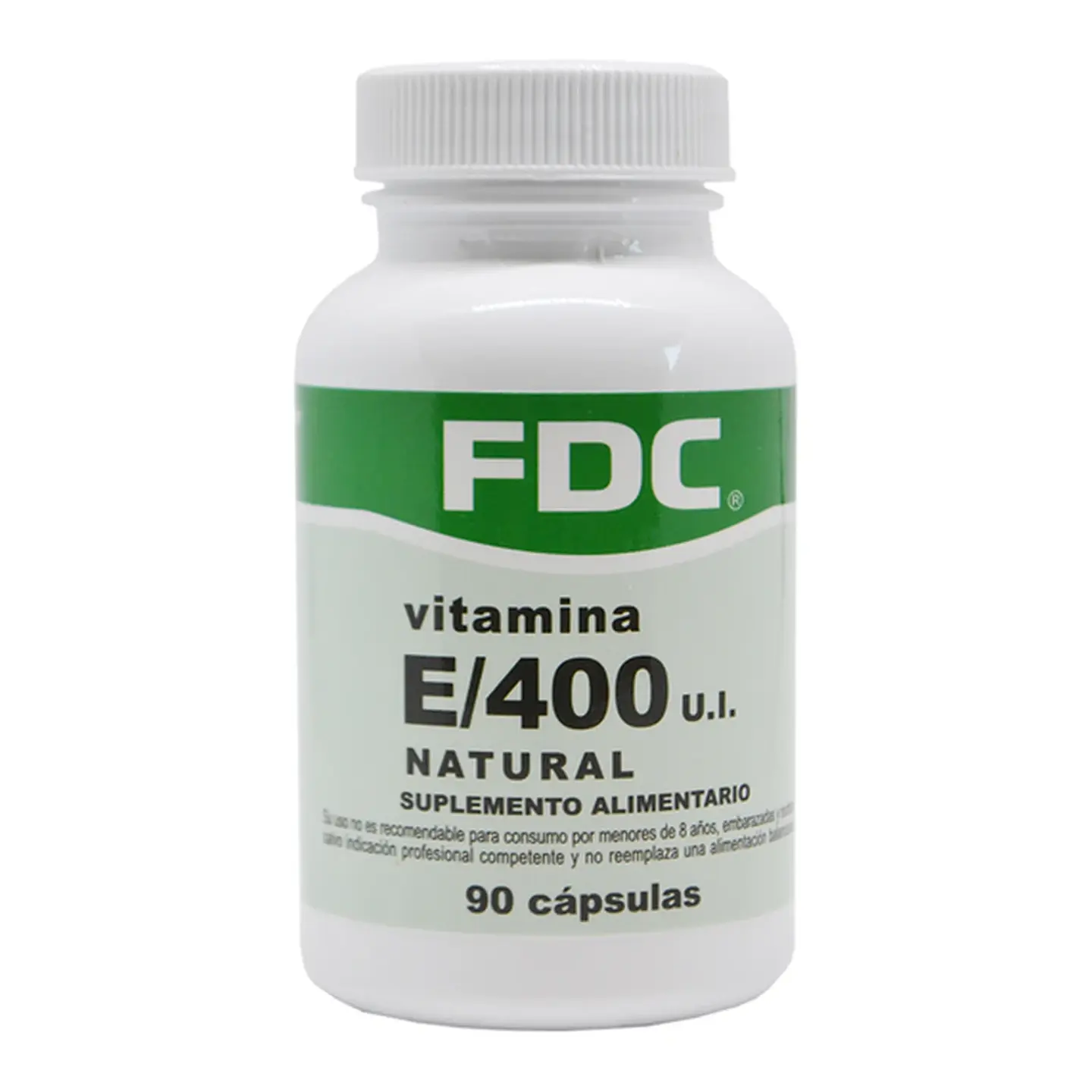 Vitamina E natural 400 mg x 90 cápsulas – FDC 1