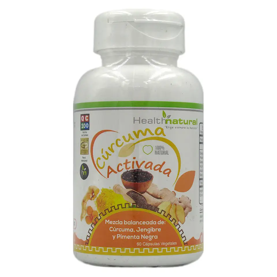 Cúrcuma Activada 500 mg 60 Cápsulas 1