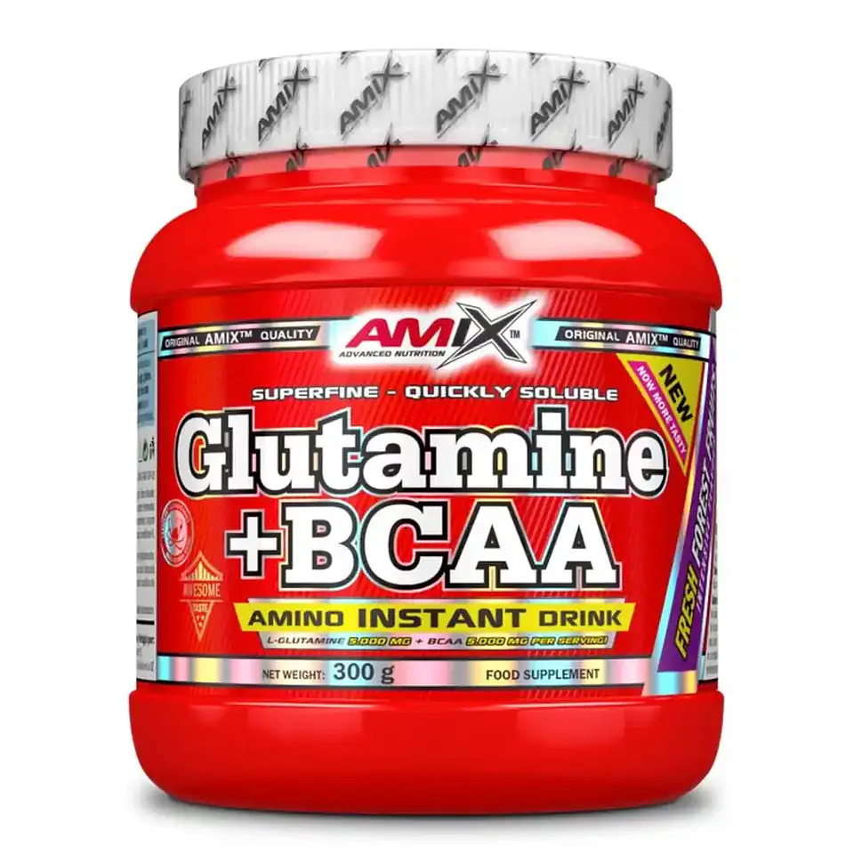 Aminoácidos Glutamina + BCAA 300 g 1