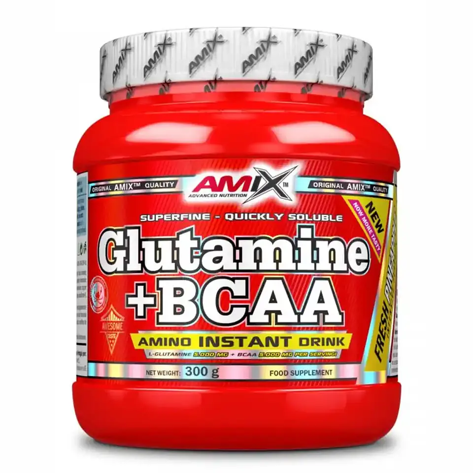 Aminoácidos Glutamina + BCAA 300 g 3