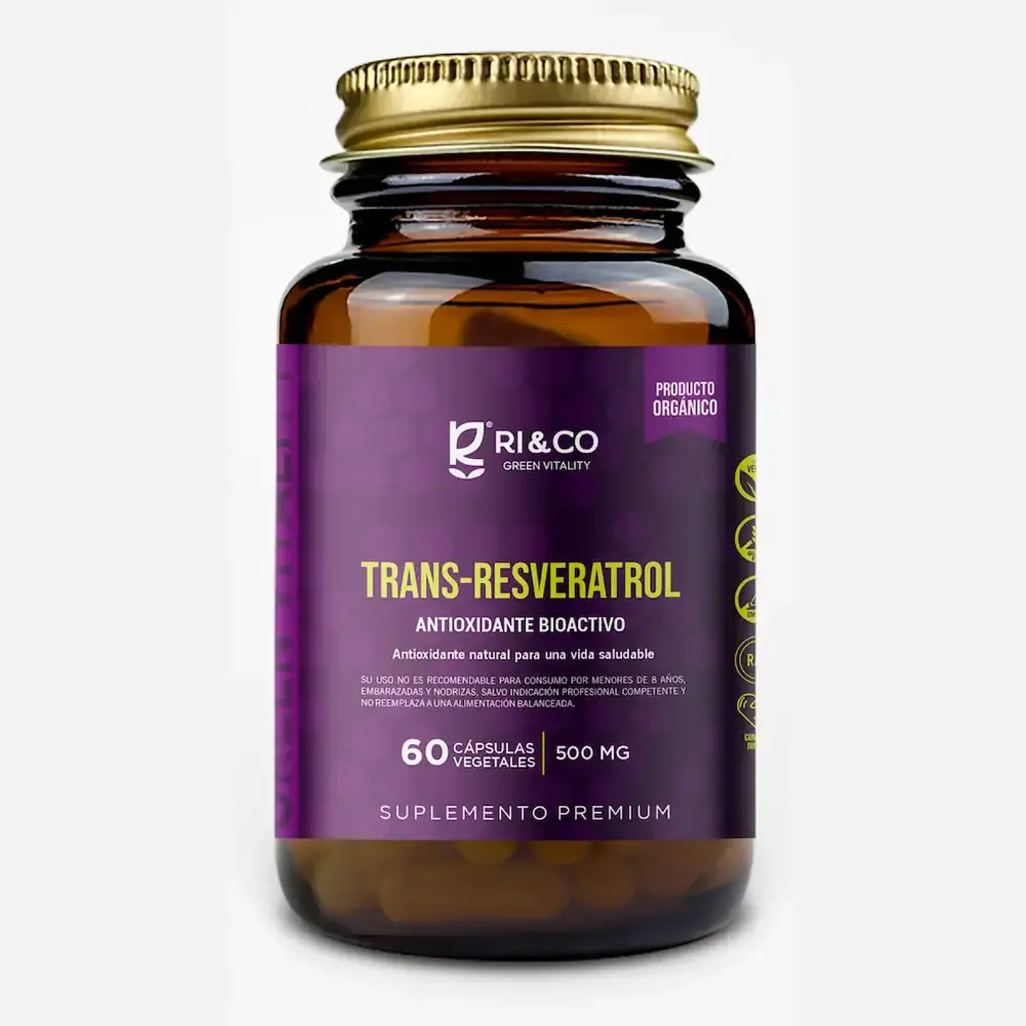 Trans-Resveratrol x 60 cápsulas 1