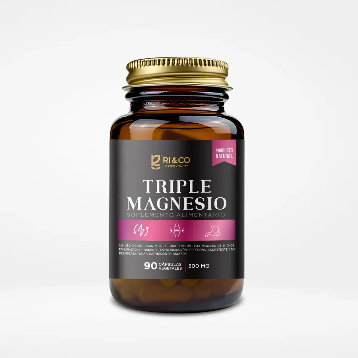 Triple Magnesio 90 Capsulas 1