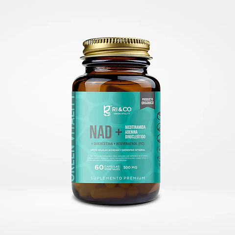 NAD+ Quercetina y Resveratrol 60 Cápsulas