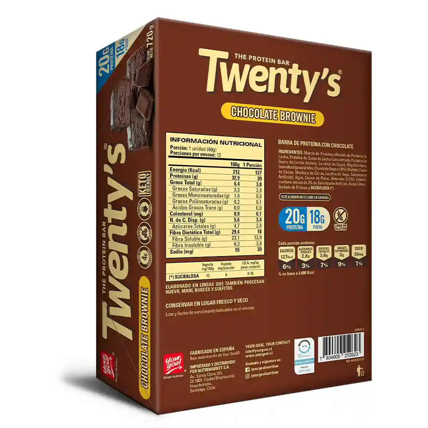 Twenty's Chocolate Brownie (x12) 2