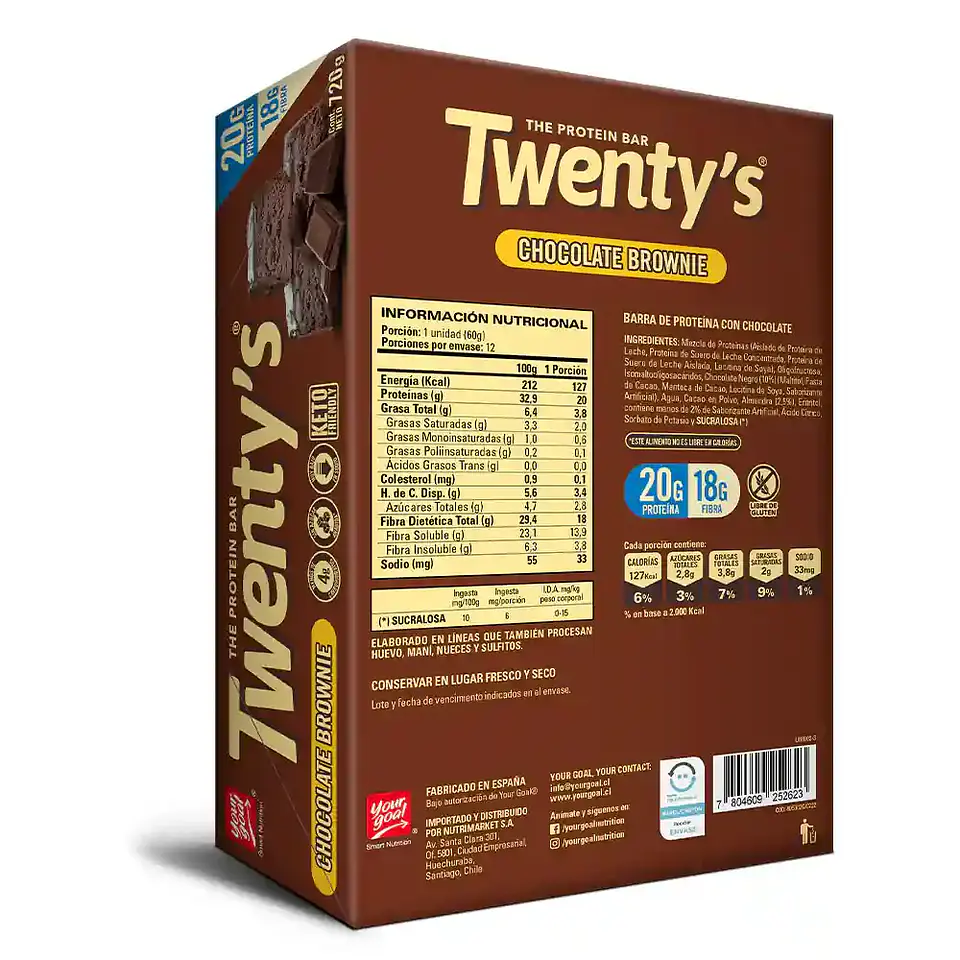 Twenty's Chocolate Brownie (x12) 2