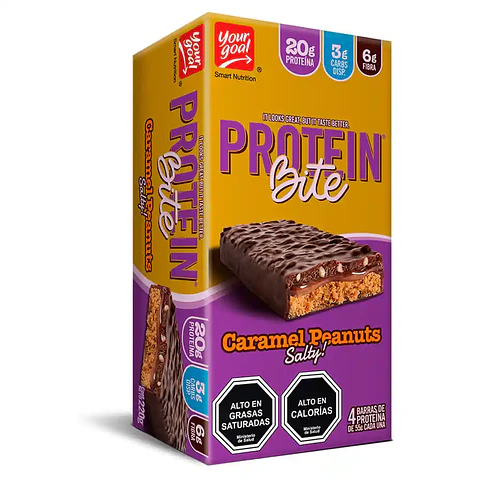 Protein Bite Caramel Peanuts Caja ( x4), Yourgoal