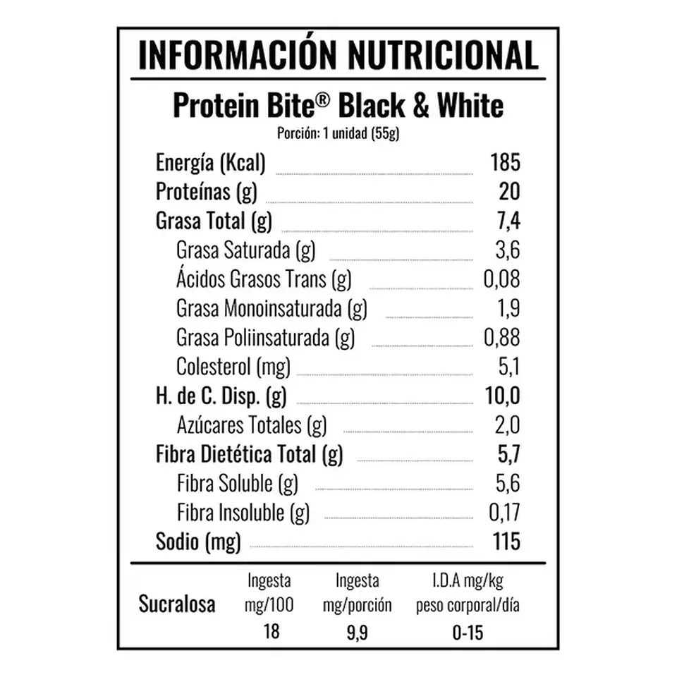  Protein Bite Black & White  2