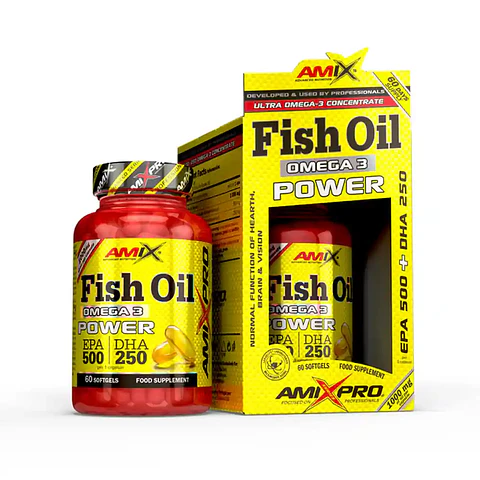 Omega 3 Fish Oil Power 60 caps – Amix Pro®