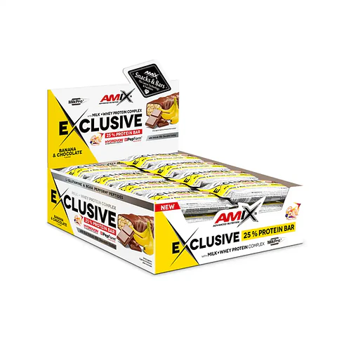 Caja  Banana Chocolate  x 12 Exclusive Protein Bar