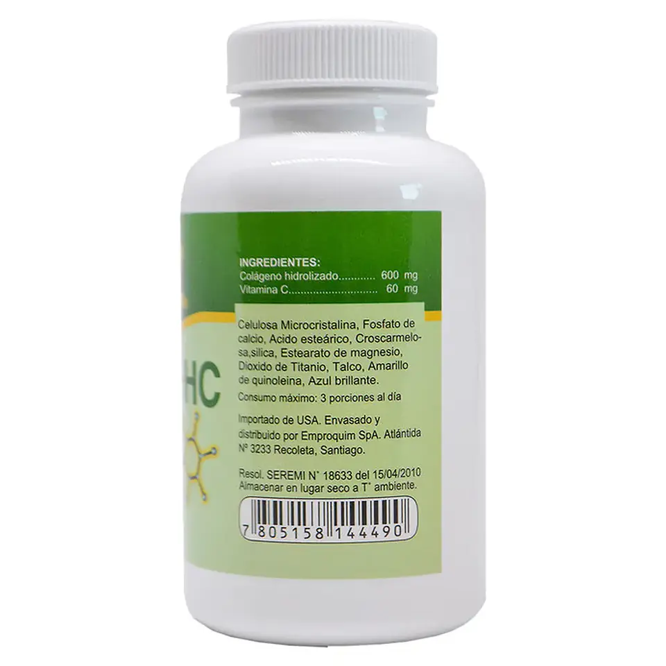 Colageno Hc X 90 Comprimidos FDC 3