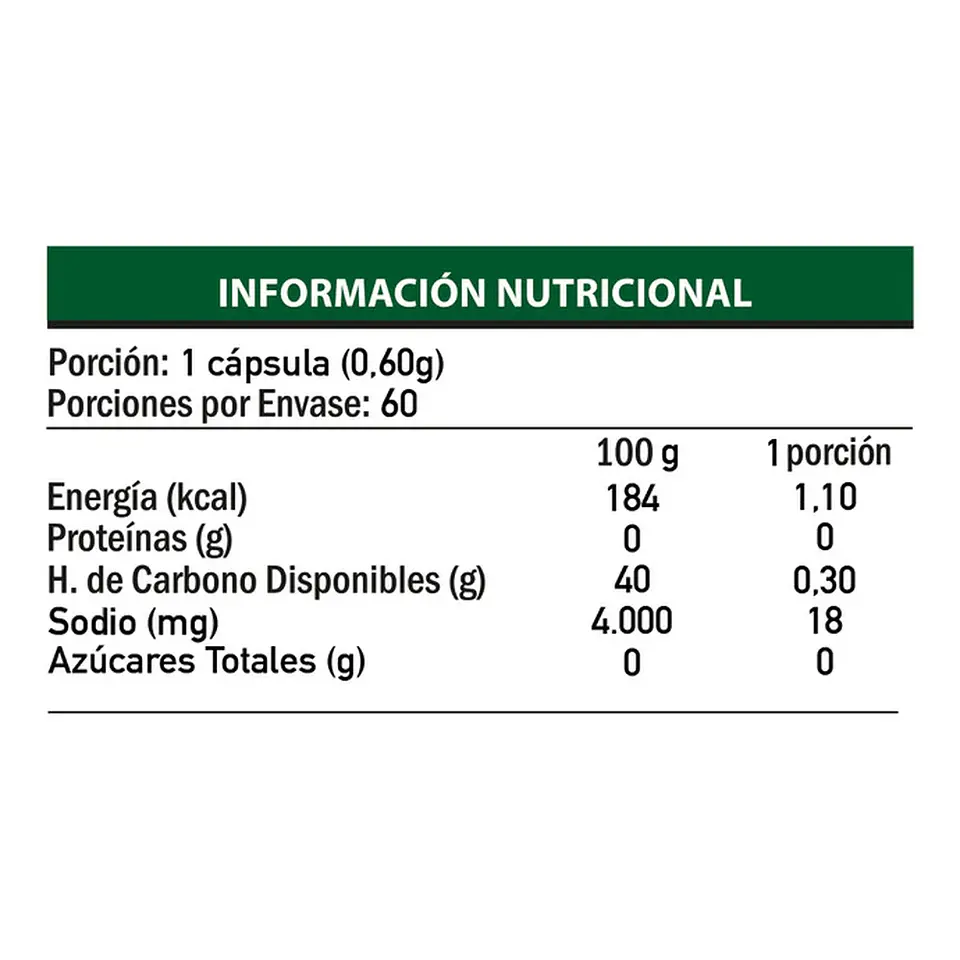 Amana x 60 cápsulas - HBI 3