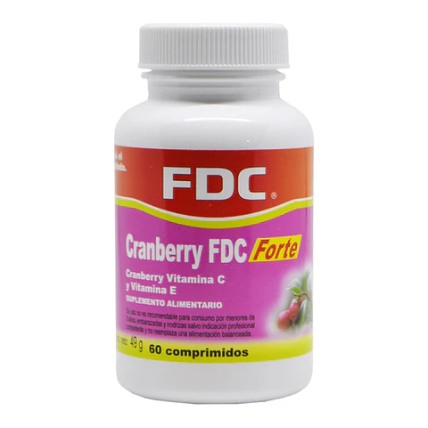 Cranberry forte mg x 60 comprimidos - FDC