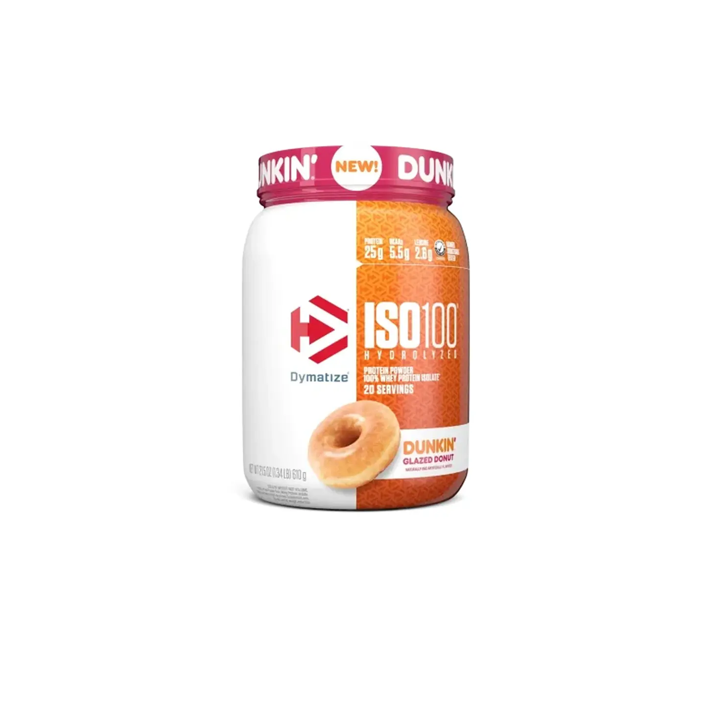 Proteína ISO 100 1.4 Lbs Dunkin Glazed Donut 1