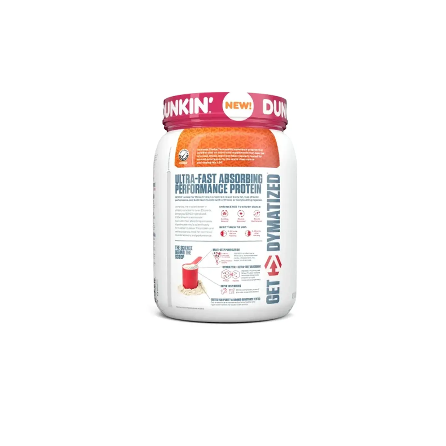 Proteína ISO 100 1.4 Lbs Dunkin Glazed Donut 3