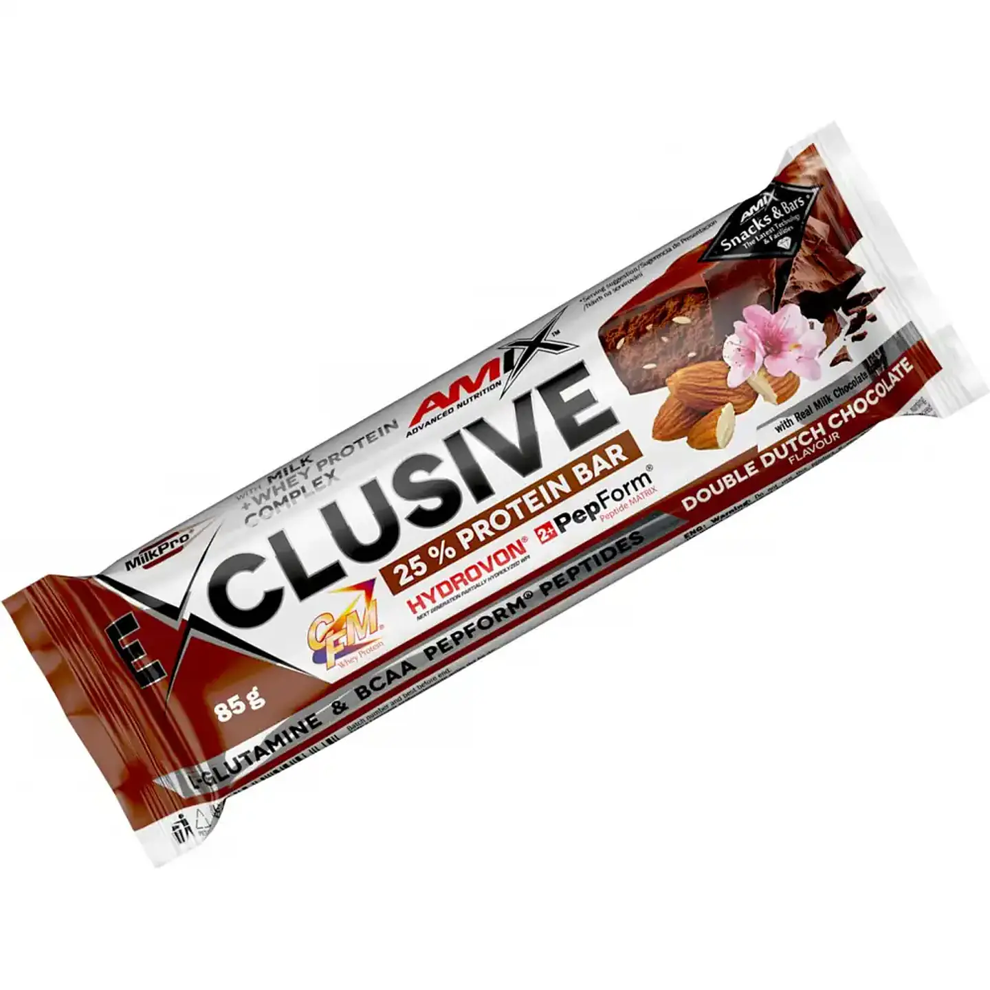 4x3 Exclusive Protein Bar 85 grs Doble Chocolate 1