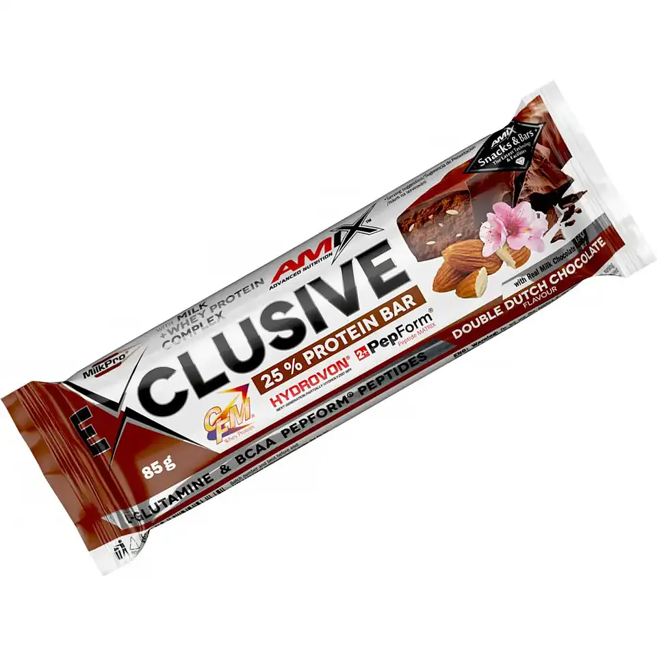 4x3 Exclusive Protein Bar 85 grs Doble Chocolate 1
