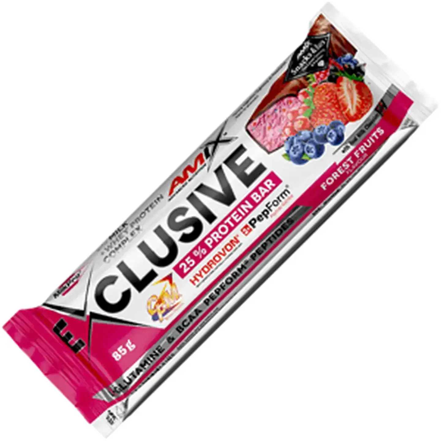 4x3 Exclusive Protein Bar 85 grs Forest Fruits 1