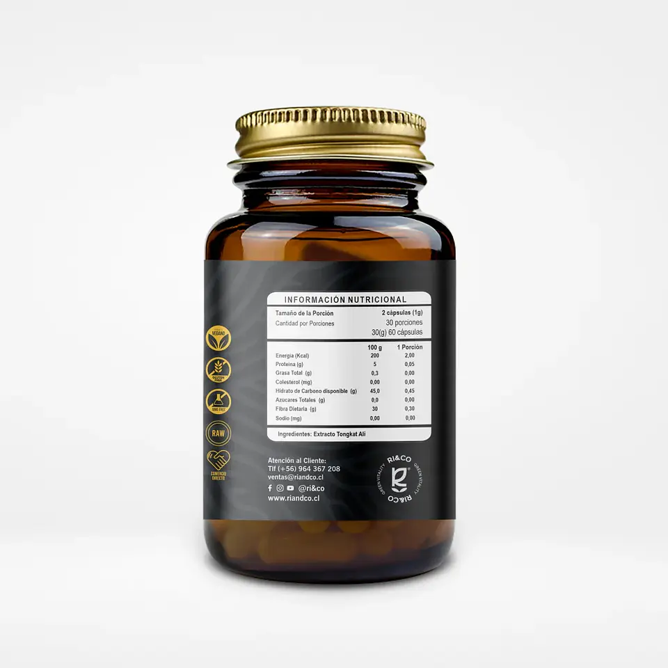 Tongkat Ali 60 Cap 500 mg -RI&CO 2