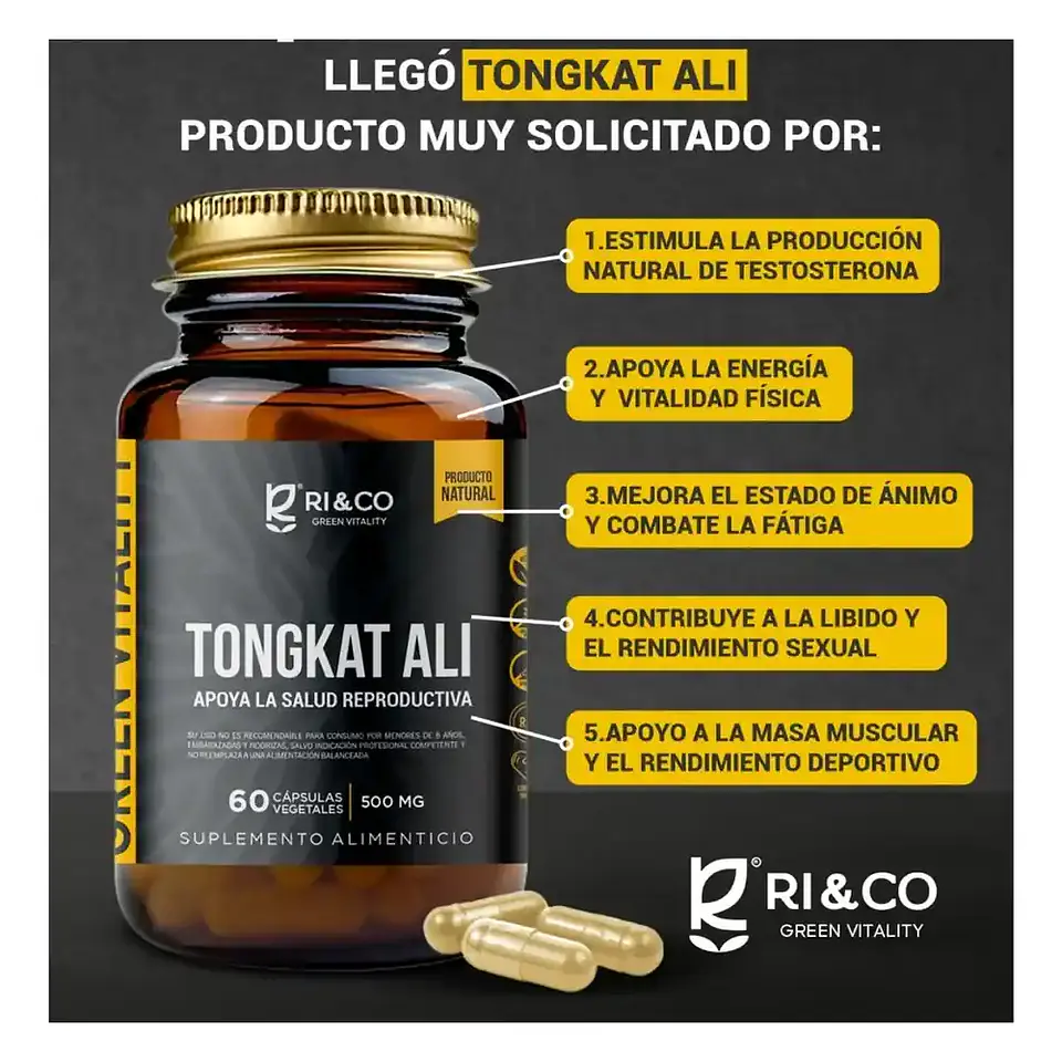 Tongkat Ali 60 Cap 500 mg -RI&CO 3