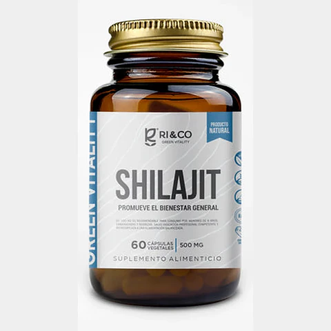 Shilajit 500mg 60 Cápsulas Vegetales - RI&CO