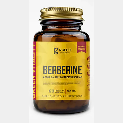 Berberina 500mg 60 Cápsulas Vegetales - RI&CO