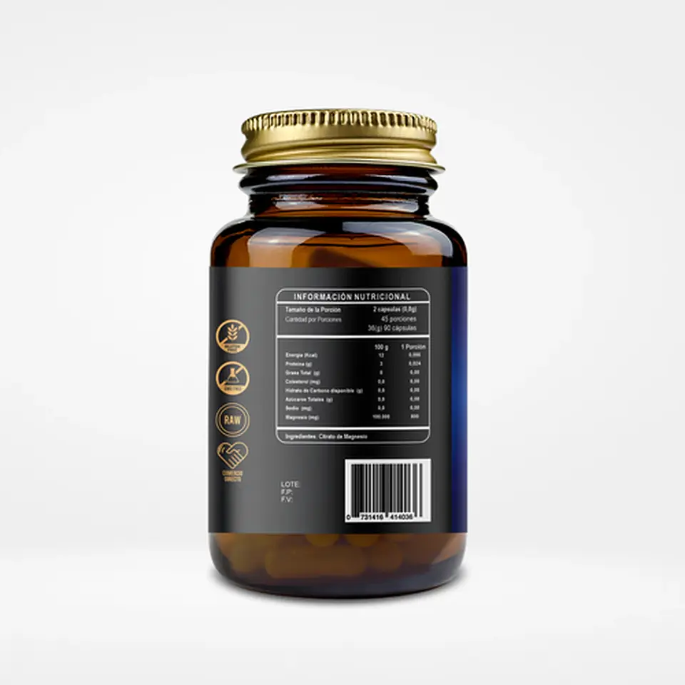 Citrato de Magnesio  90 Caps - RI&CO 2