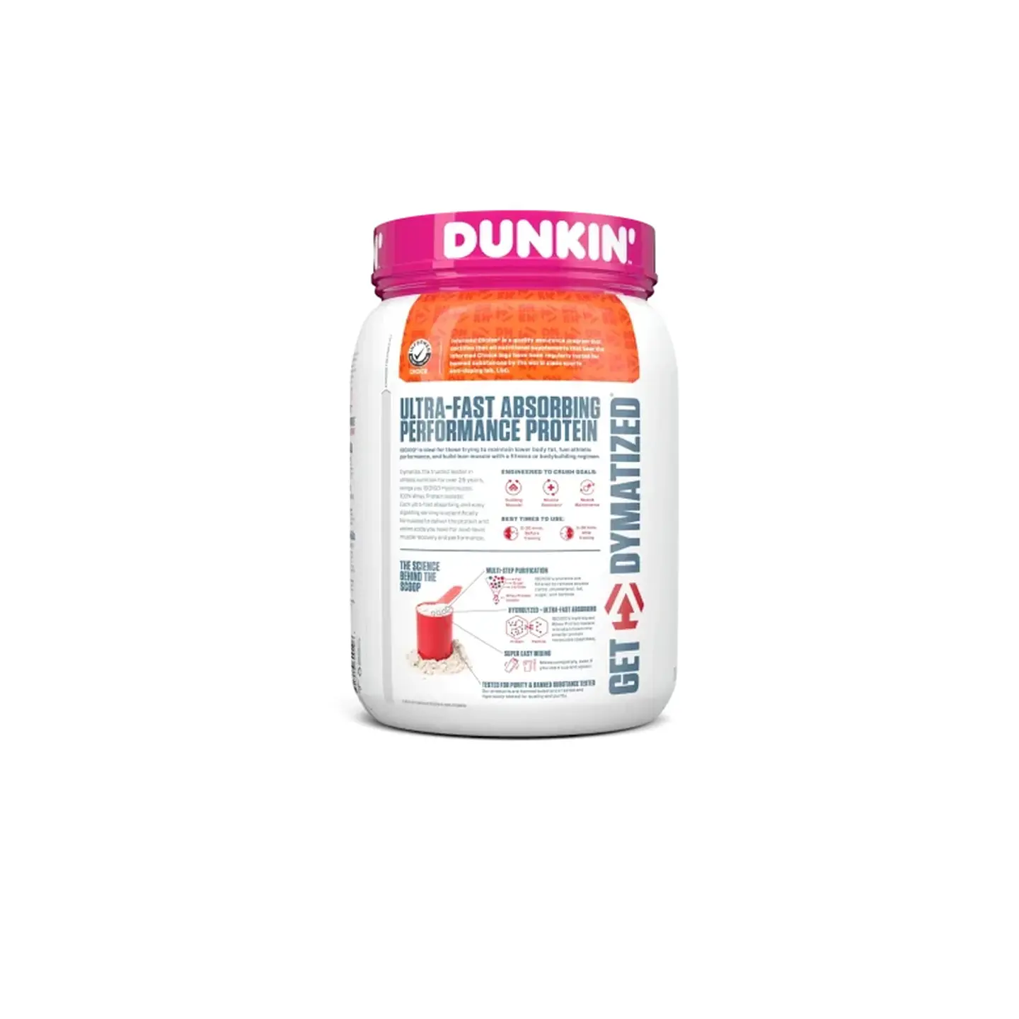 Proteína ISO 100 1.4 Lbs Dunkin Cappuccino 3