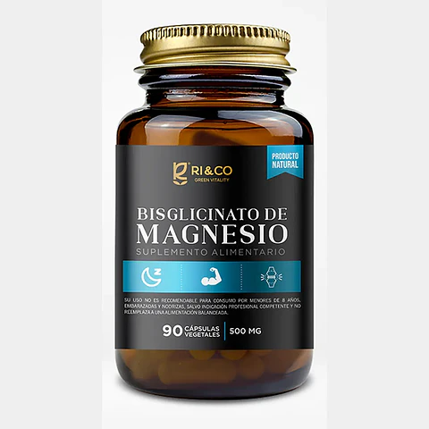 Bisglicinato magnesio 90 Cápsulas Ri&Co